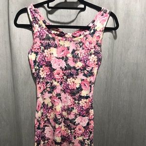 Mini floral dress